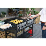 Buffalo 6 Burner Combi BBQ Grill and Griddle - CP240