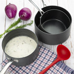 Vogue Anodised Aluminium Non-Stick Saucepan 16cm - CP762