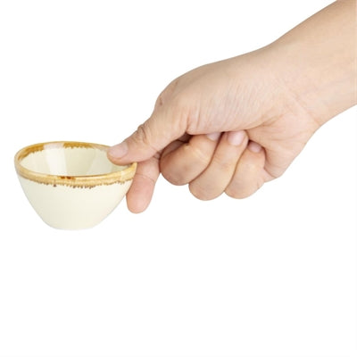 Olympia Kiln Dipping Pots Sandstone 70mm (12 Pack) - CP956