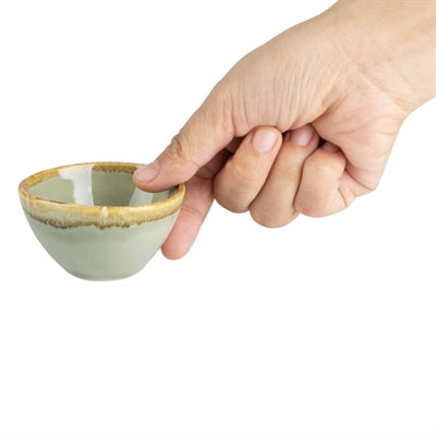 Olympia Kiln Dipping Pots Moss 70mm (12 Pack) - CP959