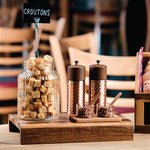 Olympia Copper Wood Salt and Pepper Mill Set (2 Pack) - CR689