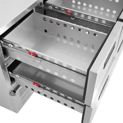 Polar G-Series Six Drawer Counter Fridge - CR711