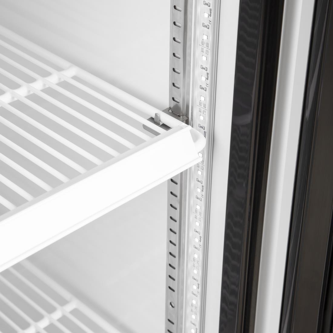 Polar G-Series Slimline Upright Back Bar Cooler with Hinged Door 300Ltr - CS586