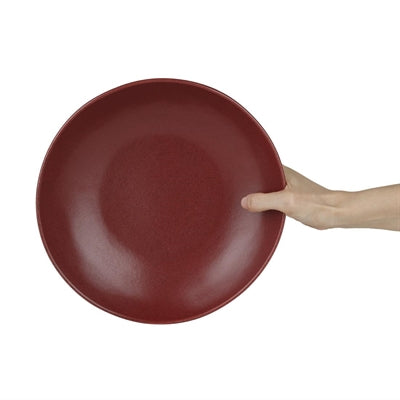 Olympia Build-a-Bowls Flat Bowls Red 250mm (4 Pack) - CU124