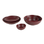 Olympia Build-a-Bowls Flat Bowls Red 250mm (4 Pack) - CU124