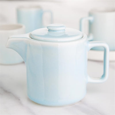 Olympia Fondant Tea Pots Aqua 450ml (2 Pack) - CU181