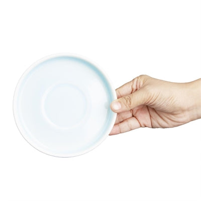 Olympia Fondant Saucers Aqua 136mm (6 Pack) - CU185