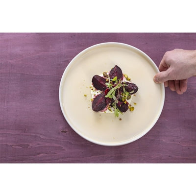 Olympia Fondant Plates Lemon 270mm (4 Pack) - CU416