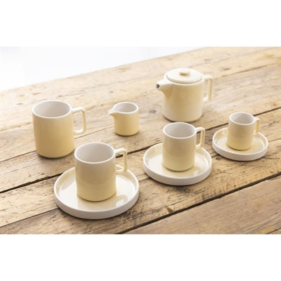 Olympia Fondant Saucers Lemon 136mm (6 Pack) - CU425