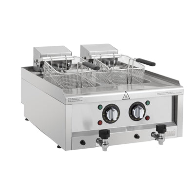 Buffalo 600 Series Countertop Electric Fryer 2x 8Ltr - CU477