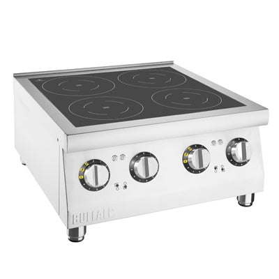 Buffalo 4 Zone Induction Hob 2 x 3kW - CU558