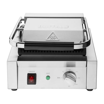 Buffalo Bistro Ribbed Contact Grill - CU600