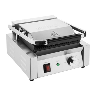 Buffalo Bistro Ribbed Contact Grill - CU600