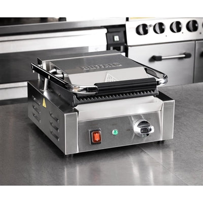 Buffalo Bistro Ribbed Contact Grill - CU600