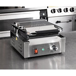 Buffalo Bistro Ribbed Contact Grill - CU600