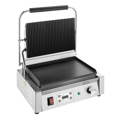 Buffalo Extra Large Contact Grill Ribbed & Flat Plate - CU609