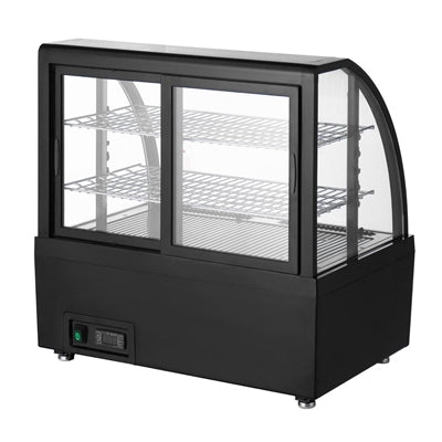 Polar C-Series Countertop Display Fridge Black 100Ltr - CU636