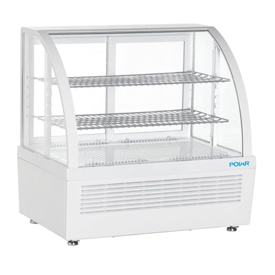 Polar C-Series Countertop Display Fridge White 100Ltr - CU637