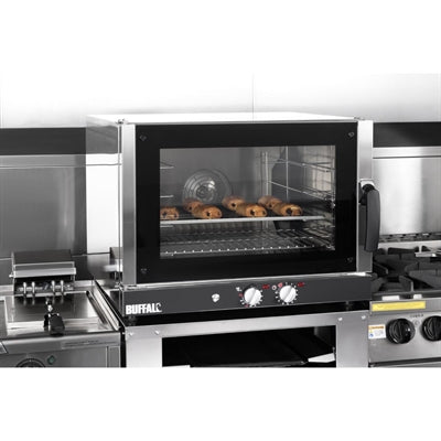 Buffalo Convection Oven with Humidity 4x GN 1/1 Single Phase - CU769