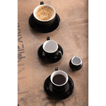 Olympia Cafe Espresso Cups Black 100ml (12 Pack) - CU952