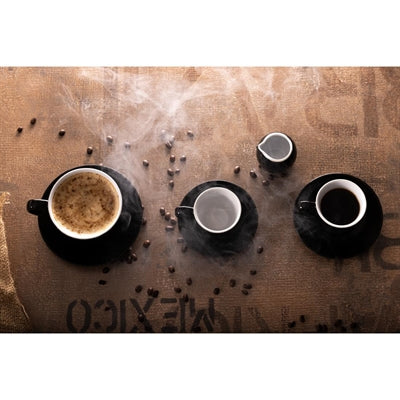 Olympia Cafe Espresso Cups Black 100ml (12 Pack) - CU952