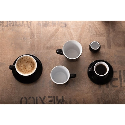 Olympia Cafe Saucers Black 154mm (12 Pack) - CU956