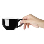 Olympia Cafe Cappuccino Cups Black 340ml (12 Pack) - CU954