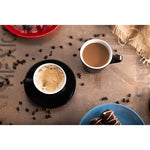 Olympia Cafe Cappuccino Cups Black 340ml (12 Pack) - CU954