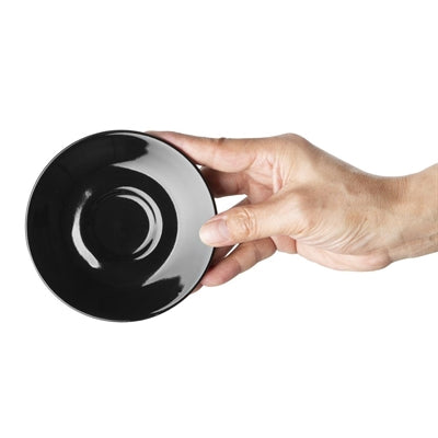 Olympia Cafe Espresso Saucers Black 116mm (12 Pack) - CU955