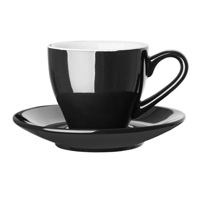 Olympia Cafe Espresso Saucers Black 116mm (12 Pack) - CU955