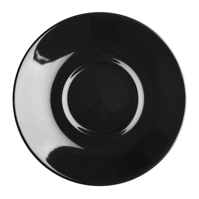 Olympia Cafe Saucers Black 154mm (12 Pack) - CU956