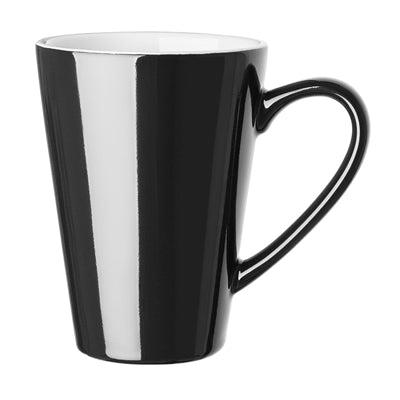 Olympia Cafe Latte Cups Black 340ml (12 Pack) - CU957