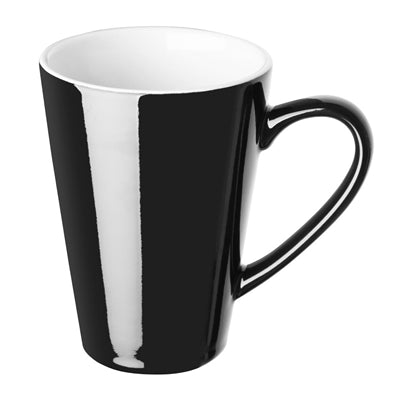 Olympia Cafe Latte Cups Black 340ml (12 Pack) - CU957
