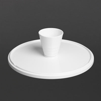 Olympia Kristallon Melamine Round Cake Stand 330x140mm - CU988