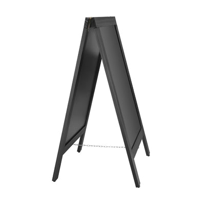 Olympia Pavement Board Black Wooden Frame 500x850mm - CU992