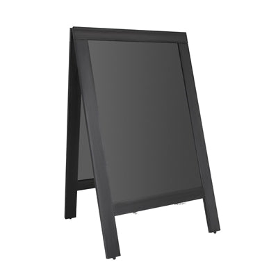 Olympia Pavement Board Black Wooden Frame 700x1200mm - CU993