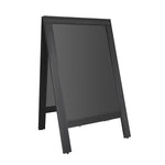 Olympia Pavement Board Black Wooden Frame 700x1200mm - CU993