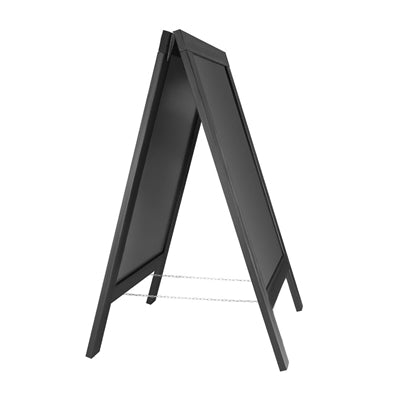 Olympia Pavement Board Black Wooden Frame 700x1200mm - CU993