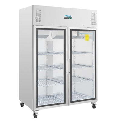 Polar G-Series Upright Double Door Gastro Display Fridge 1200Ltr - CW198