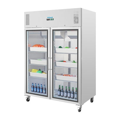 Polar G-Series Upright Double Door Gastro Display Fridge 1200Ltr - PG051