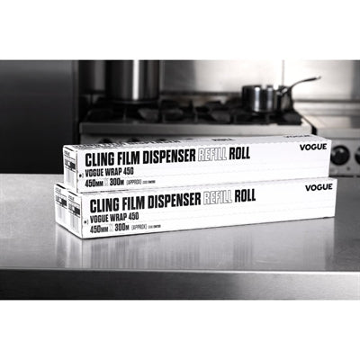 Vogue Cling Film 300m fits Wrap450 Dispenser (3 Pack) - CW203
