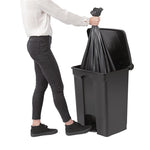 Jantex Pedal Bin Black 65Ltr - CW723