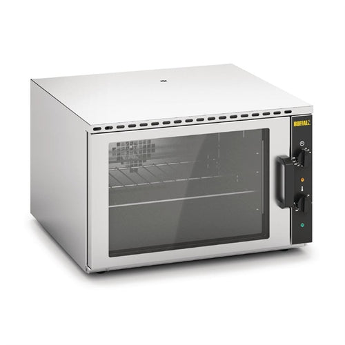 Buffalo CW863 Convection Oven 50L — main front view showing stainless steel exterior and glass door