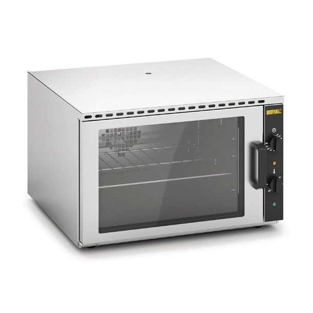 Buffalo CW863 Convection Oven 50L — main front view showing stainless steel exterior and glass door
