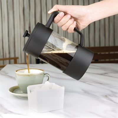 Olympia Contemporary Cafetiere Black 8 Cup - CW951