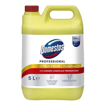 Domestos Professional Citrus Bleach Concentrate 5Ltr - JM996