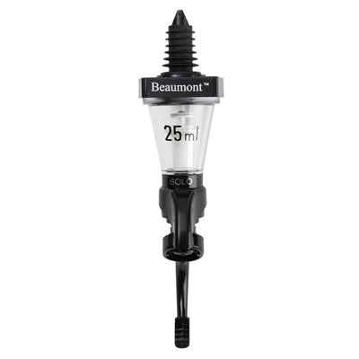 Beaumont Black Solo Professional Measure 25ml - 3103P