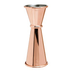 Beaumont Copper Plated Banded Jigger Measure 25/35/50ml - 3181
