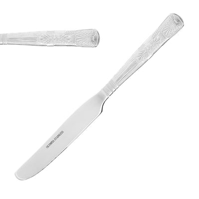 Olympia Kings Solid Handle Table Knife (12 Pack) - D682
