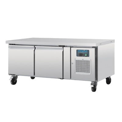Polar U-Series Double Door Chef Base Counter Fridge - DA462
